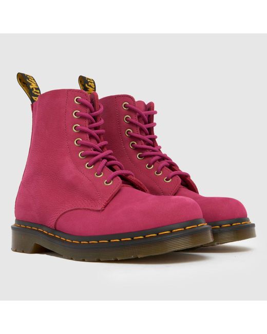 Dr. Martens Red 1460 Pascal Boots