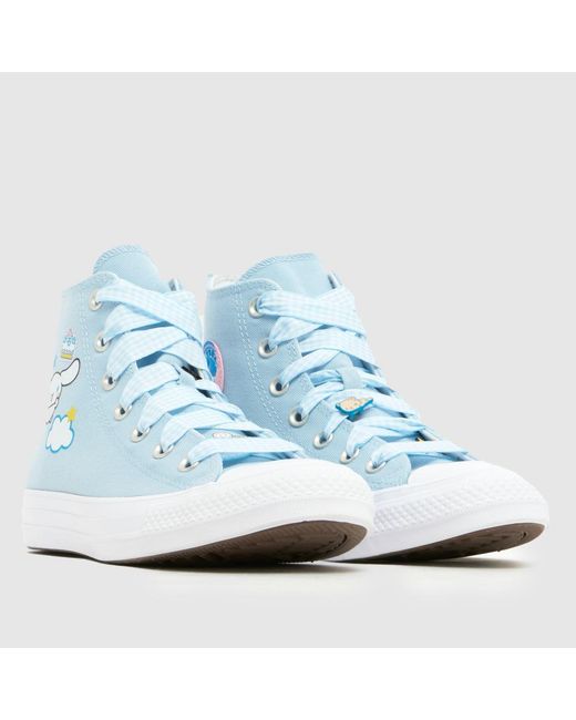 Converse Blue All Star Hi Hello Kitty Trainers