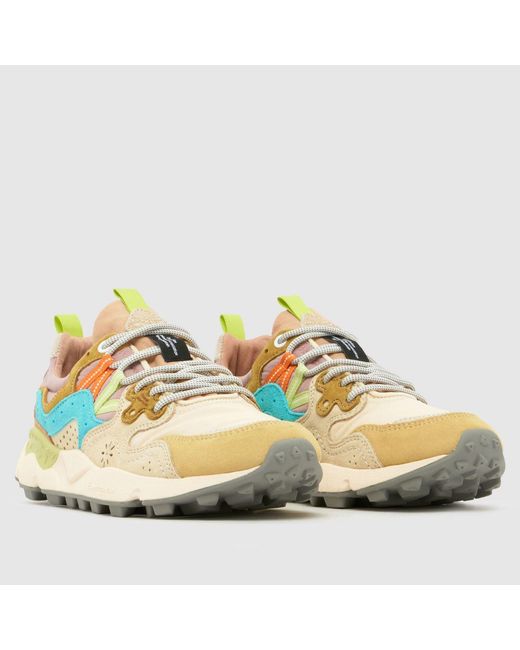 Flower Mountain Blue Yamano 3 Trainers