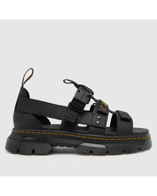 Dr. Martens Black Pearson Sandals for men