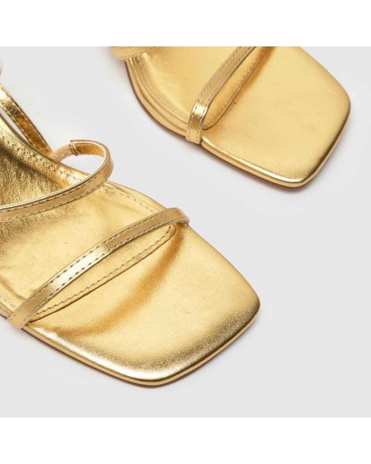 Schuh Metallic Sonnet Strappy High Heels