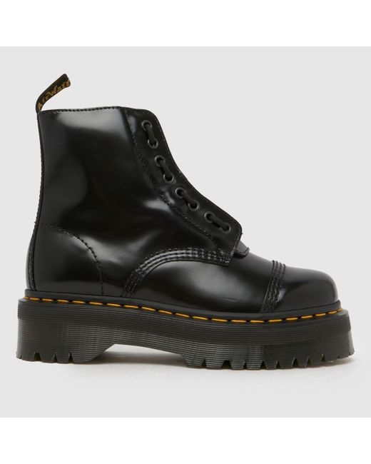 Dr. Martens Black Sinclair Fur Lined Boots