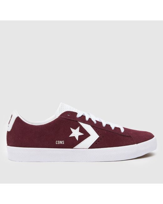 Converse Red Pl Vulc Pro Trainers In for men