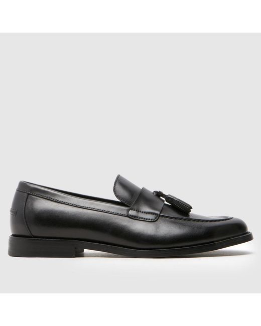 Schuh Black Ripley Loafer Shoes for men