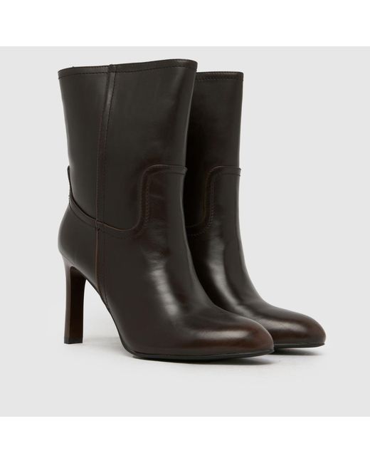 SIMMI Black Treudo Heeled Boots