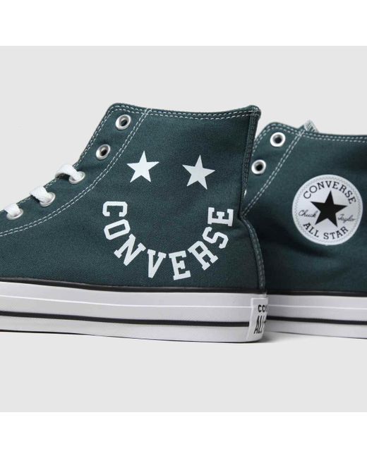 dark green converse