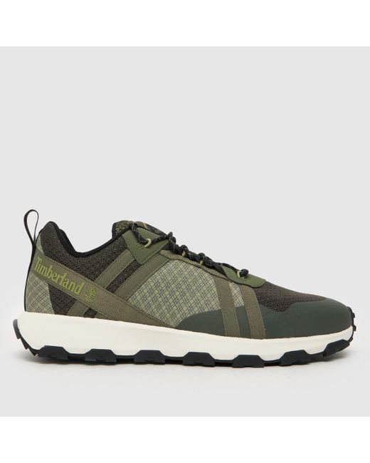 Timberland Green Winsor Trail Low Trainers In for men