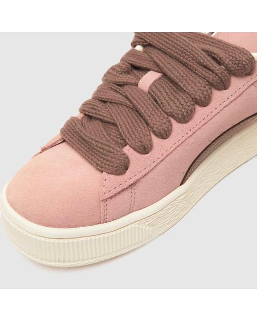 PUMA Pink Suede Xl Trainers In