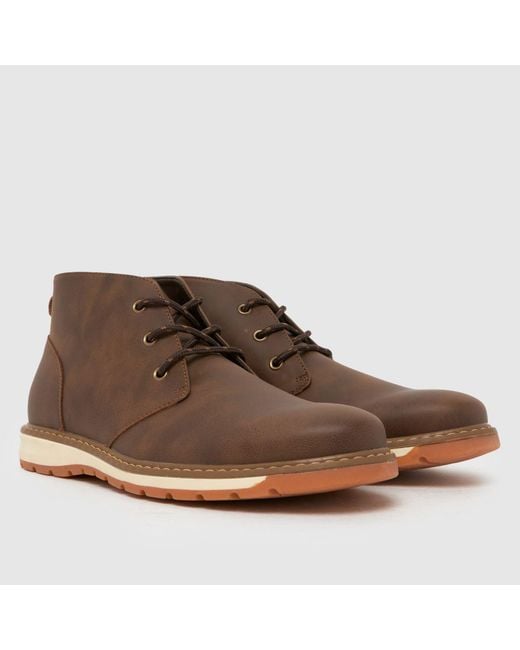 Schuh Brown Denver Chukka Boots for men