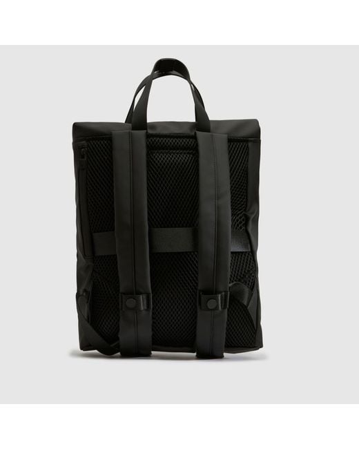 Rains Black 2 Way Tote Backpack W3
