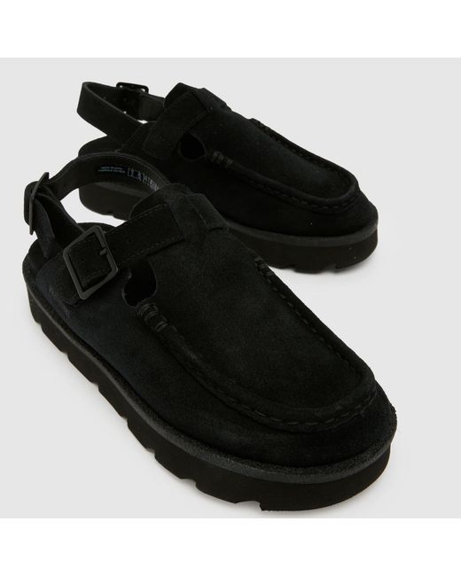 Clarks Black Meare Easy Sandals