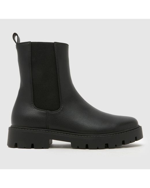 Schuh Black Atlanta Chunky Chelsea Boots