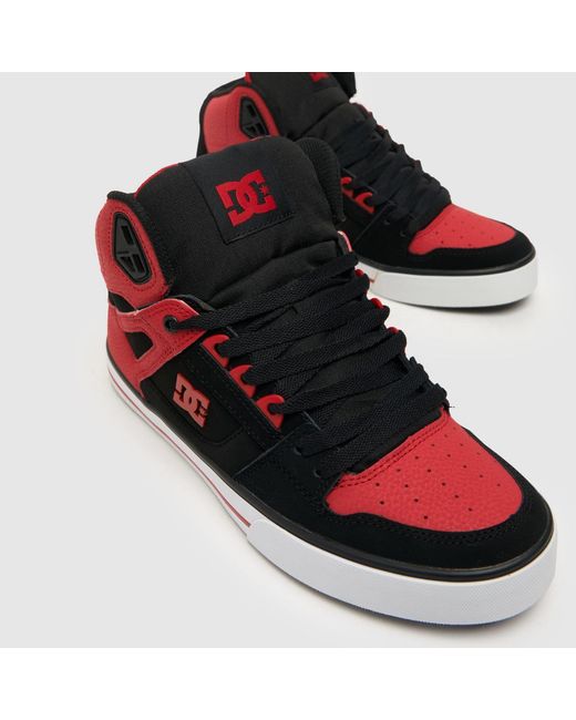 Dc Red Pure High-Top Wc Trainers for men