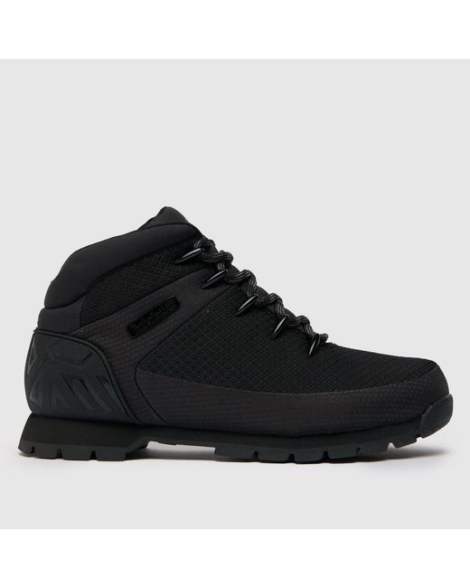Timberland Black Euro Sprint Boots for men
