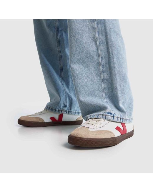Veja Pink Volley Trainers for men