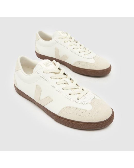Veja White Volley Trainers