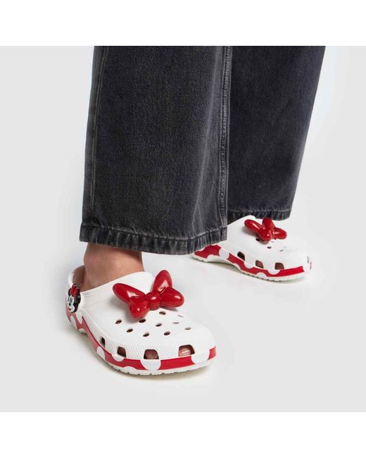 CROCSTM Red Classic Minnie Mouse Clog Sandals