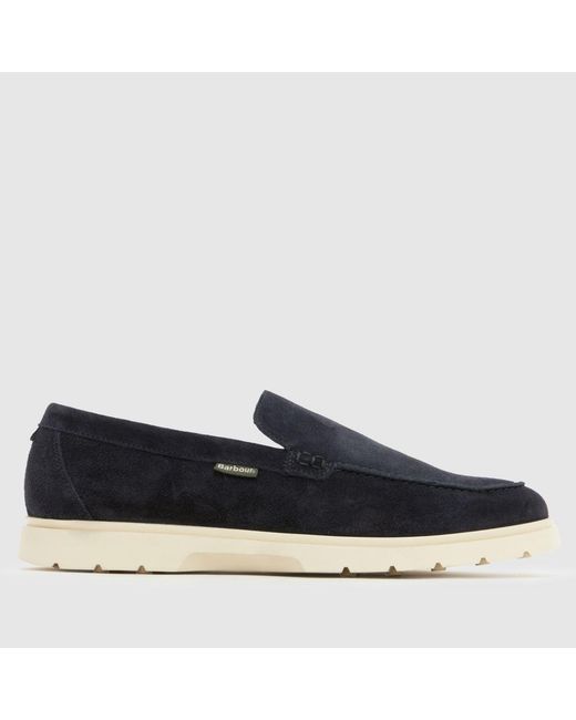 Barbour Blue Carty Loafer Shoes for men
