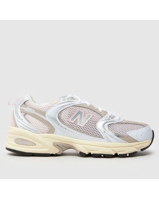 New Balance White 530 Trainers