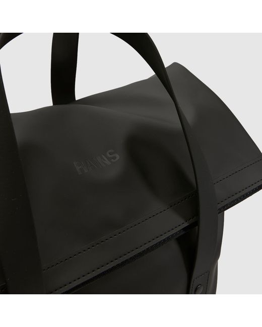 Rains Black 2 Way Tote Backpack W3
