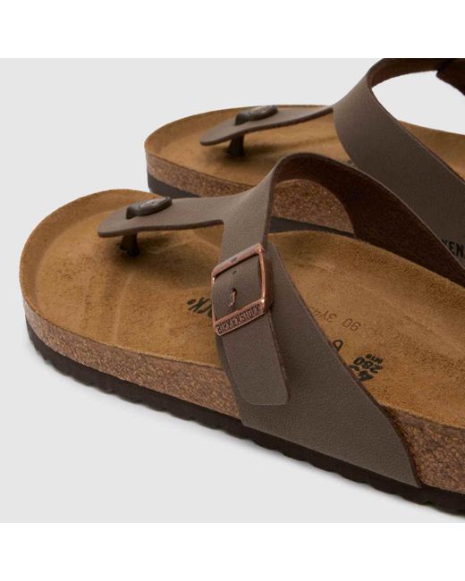 Birkenstock Brown Gizeh Sandals In for men