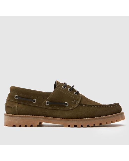 Schuh Brown Princeton Boat Shoes for men
