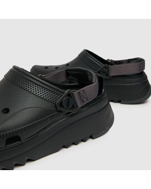 CROCSTM Black Classic Hiker Xscape Clog Sandals In for men