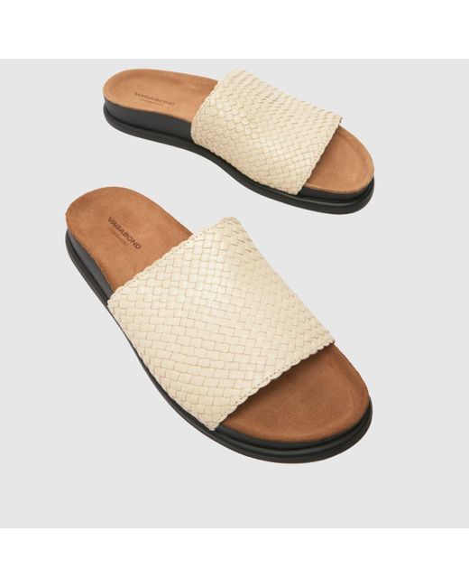 Vagabond Natural Effie Slide Sandals