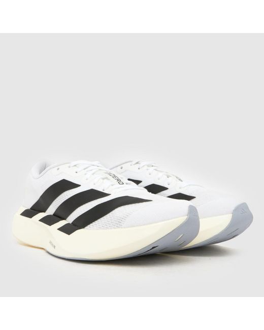 Adidas White Adizero Evo Sl Trainers