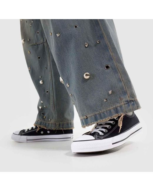 Converse Black All Star Ox Trainers