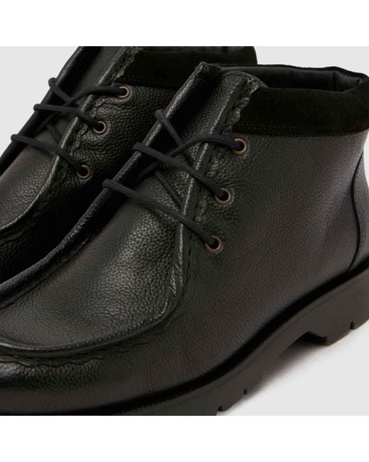 Kleman Black Parure Apron Boots for men