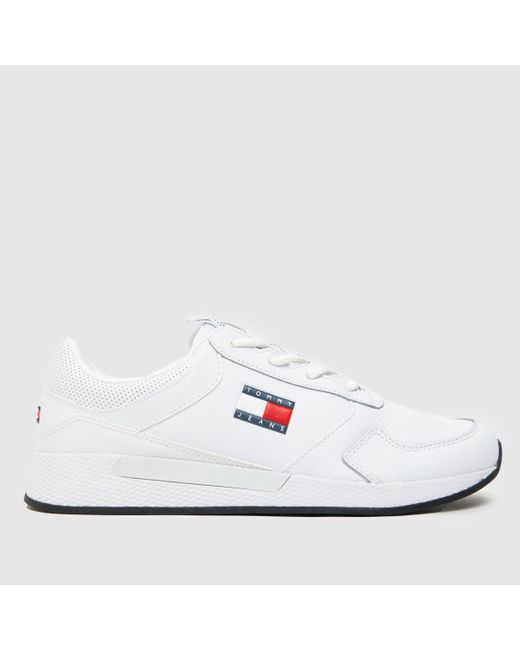 Tommy Hilfiger White Flexi Runner Trainers In for men