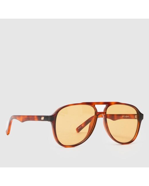 Le Specs Brown Tragic Magic Sunglasses