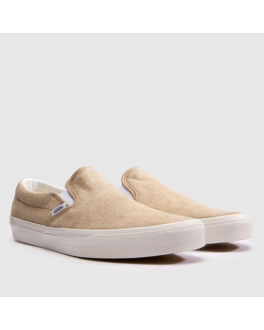 Vans Natural Classic Slip-On Trainers for men