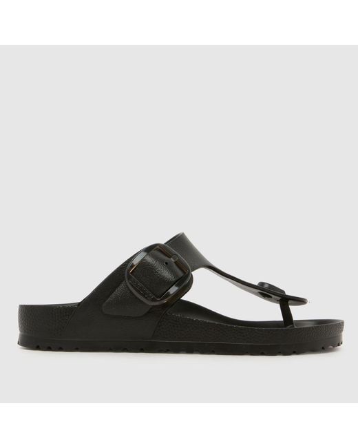 Birkenstock Black Gizeh Big Buckle Sandals