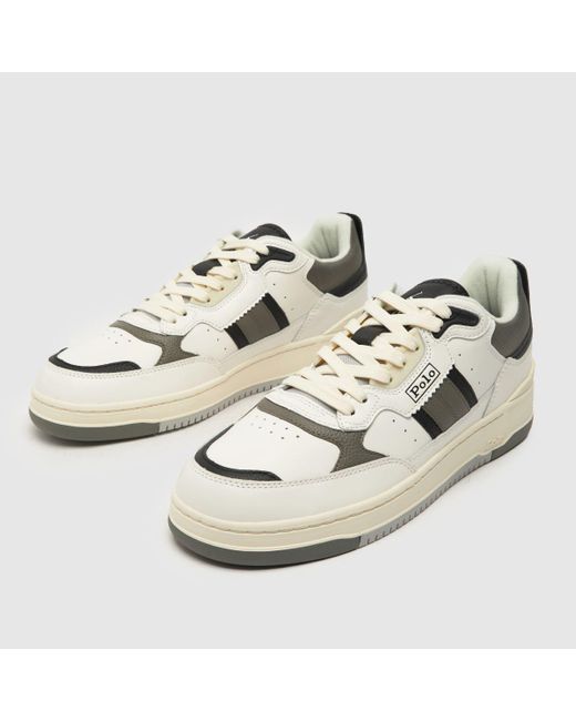 Polo Ralph Lauren Brown Masters Sport Trainers In for men
