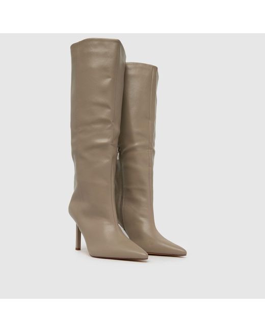 SIMMI Brown Miguel Wide Knee High Boots