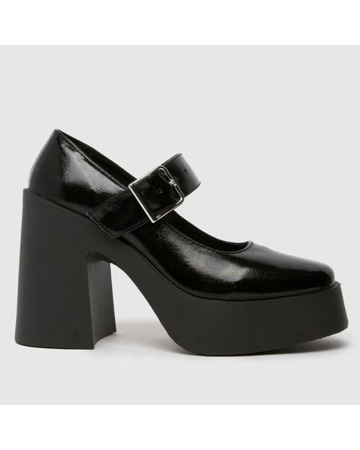 Schuh Black Suri Heeled Mary Jane High Heels