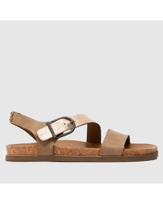 Blowfish Brown Lance Asymmetric Sandals