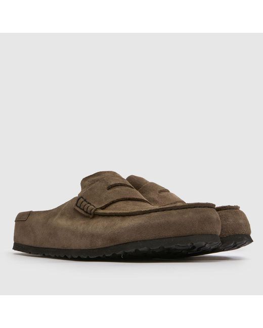 Birkenstock Brown Naples Sandals for men