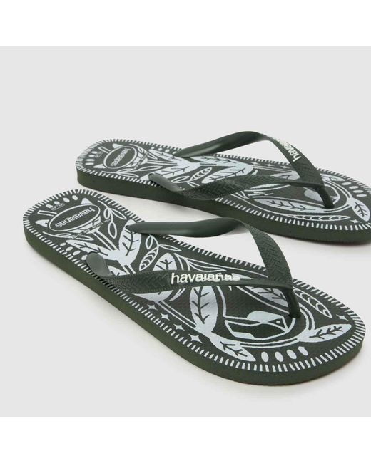Havaianas Green Ginga Flip Sandals for men