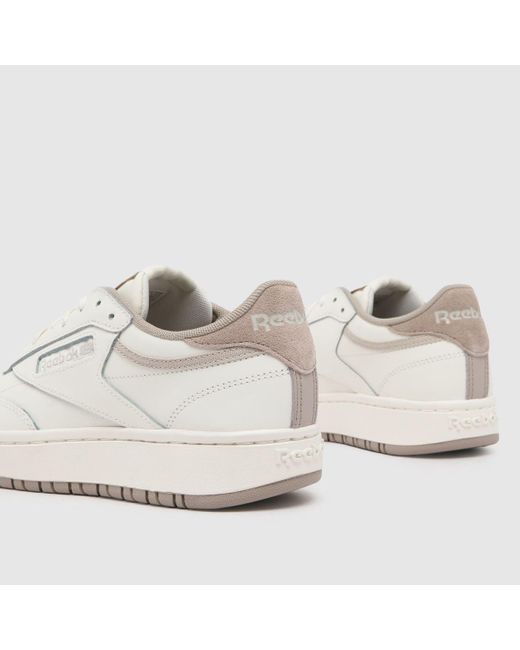 Reebok White Club C Double Trainers In