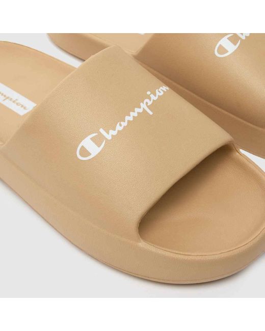 Champion Natural Soft Slipper Slide Sandals In for men