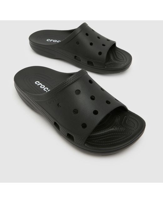 CROCSTM Black Saturday Slide Sandals for men