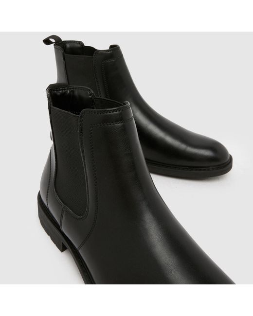 Schuh Black Declan Chelsea Boots for men