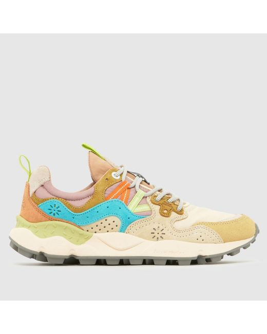 Flower Mountain Blue Yamano 3 Trainers