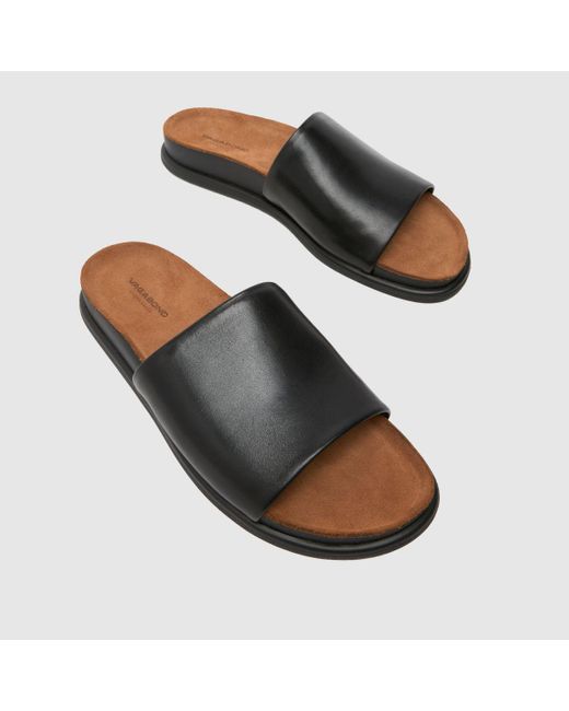 Vagabond Black Shoemakers Effie Slide Sandals