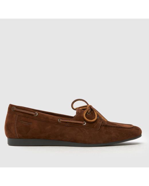 Vagabond Brown Shoemakers Hillary Boat Flats