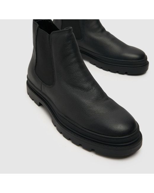 Schuh Black Darian Chunky Boots In for men