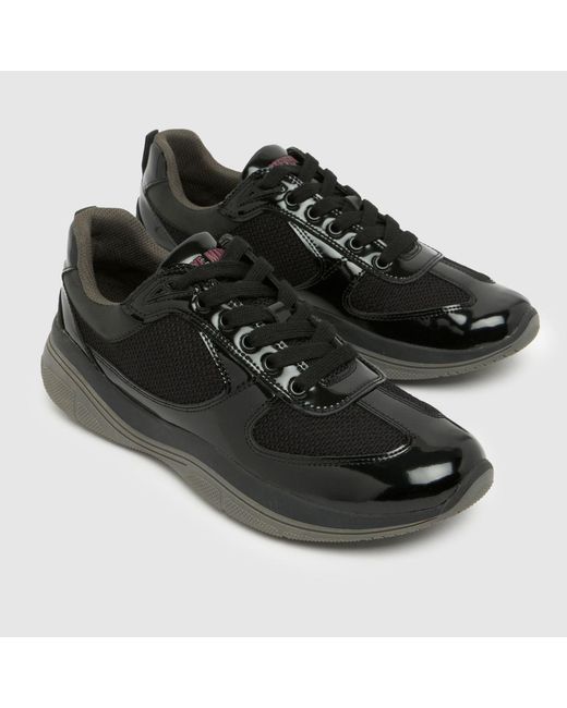 Steve Madden Black Prevale Trainers for men